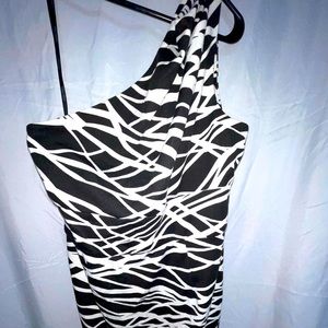 Calvin Klein one shoulder dress